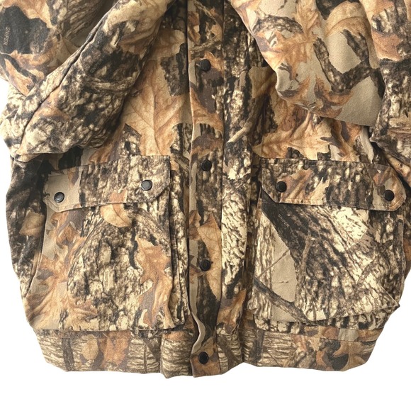 Northwest Territory Men's Hunting Bomber Jacket XL Camouflage‎ Insulated Snaps - Picture 7 of 16